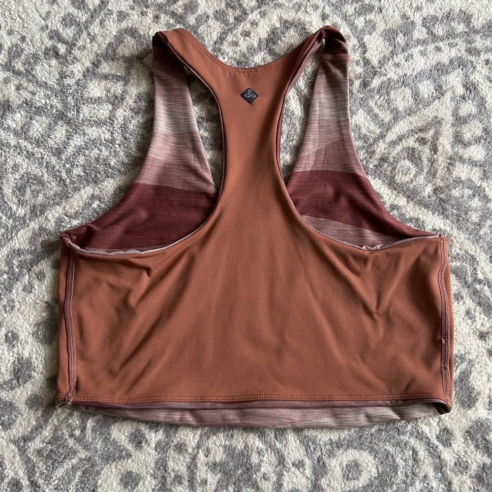 Prana Reversible Sports Bra Earthy Tones. Size M - Picture 5 of 7